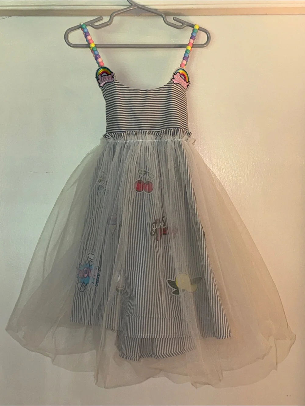 Lola + The Boys | Sweet candy Lovers Patch Dress-Size 6